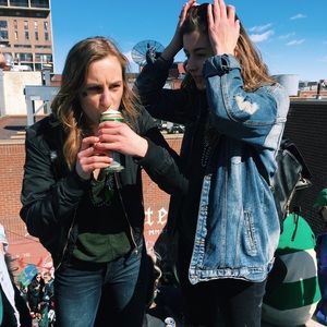 Forever 21 oversized denim jacket